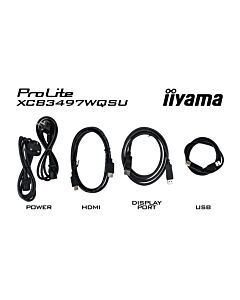 iiyama ProLite 34” curved ultra-wide screen with 15cm height adjustable stand