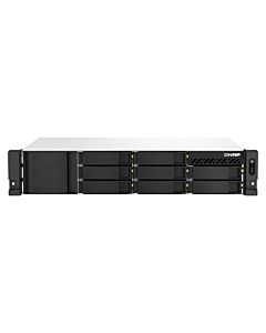 QNAP TS-864EU-RP-8G NAS/storage server Rack (2U) Intel® Celeron® N5095 8 GB DDR4 0 TB QNAP Turbo System Black