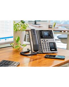 Poly Edge E450 IP Phone and PoE-enabled