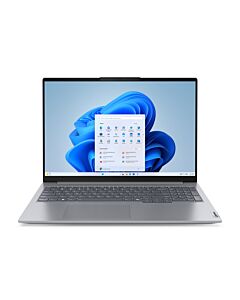 Lenovo ThinkBook 16 G7 ARP AMD Ryzen™ 5 7535HS Laptop 40.6 cm (16") WUXGA 16 GB DDR5-SDRAM 256 GB SSD Wi-Fi 6E (802.11ax) Windows 11 Pro UK English Grey 21MW002DUK