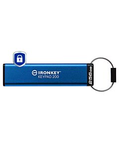 Kingston Technology IronKey 256GB Keypad 200, FIPS 140-3 Lvl 3 (Pending) AES-256 Encrypted