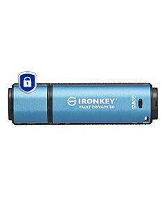 Kingston Technology IronKey 128GB Vault Privacy 50 AES-256 Encrypted, FIPS 197