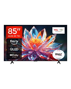 TCL T6C -UK 85 inch QLED 4K HDR 10+ Dolby Vision & Atmos Smart Fire TV