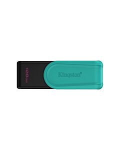 Kingston Technology DataTraveler 128GB Portable USB 3.2 Gen 1 Exodia S (Black/Turquoise)