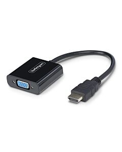 StarTech.com HDMI to VGA Adapter, Active Video Converter For Laptop/Desktop, 1920x1080 (1080p), HDMI Source to VGA Monitor/Display/Projector