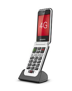 Emporia SIMPLICITYglam.4G 7.11 cm (2.8") 106 g Black Senior phone