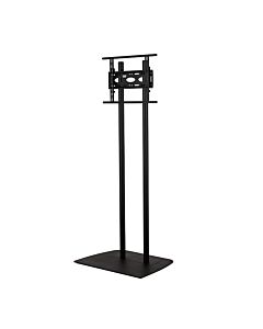B-Tech Universal Flat Screen Floor Stand (VESA 600 x 400) - Twin 1.8m Ø50mm Poles BT8573/BB