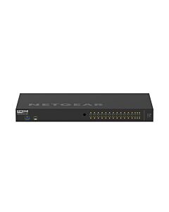 NETGEAR GSM4230P-100EUS network switch Managed L2/L3 Gigabit Ethernet (10/100/1000) Power over Ethernet (PoE) 1U Black GSM4230P-100EUS