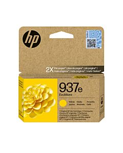 HP 937e EvoMore Yellow Original Ink Cartridge 4S6W8NE#SE1