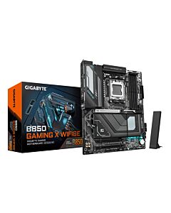 GIGABYTE B850 GAMING X WIFI6E Motherboard - AMD Ryzen 9000 Series CPUs, 12+2+2 Phases Digital VRM, up to 8200MHz DDR5 (OC), 1xPCIe 5.0 + 2xPCIe 4.0 M.2, 2.5LAN, WIFI 6E, USB 3.2 Gen 2x2 B850 GAMING X WIFI6E