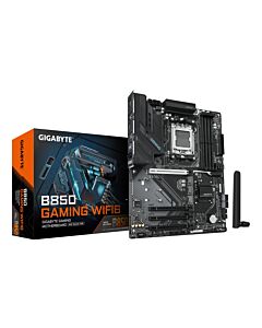 GIGABYTE B850 GAMING WIFI6 Motherboard - AMD Ryzen 9000 Series CPUs, 6+2+2 Phasen Digital VRM, up to 8200MHz DDR5 (OC), 1xPCIe 5.0 + 2xPCIe 4.0 M.2, GbE LAN, WIFI 6, USB 3.2 Gen 2 B850 GAMING WIFI6