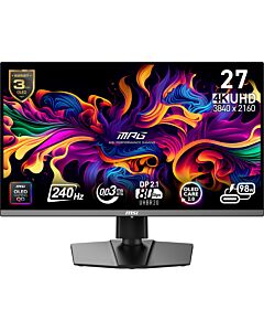 MSI MPG 272URX QD-OLED computer monitor 67.3 cm (26.5") 3840 x 2160 pixels 4K Ultra HD Black 9S6-3CD79A-017