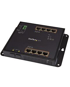 StarTech.com Industrial 8 Port Gigabit PoE+ Switch w/2 SFP MSA Slots - 30W - Layer/L2 Switch Hardened GbE Managed - Rugged High Power Gigabit Ethernet Network Switch IP-30/-40 C to 75 C IES101GP2SFW