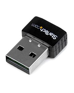 StarTech.com USB 2.0 300 Mbps Mini Wireless-N Network Adapter - 802.11n 2T2R WiFi Adapter USB300WN2X2C