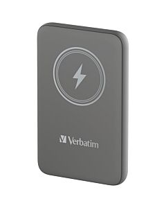Verbatim Charge 'n' Go Magnetic Wireless Power Bank 10000mAh Grey