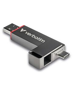 Verbatim Dual QuickStick USB flash drive 1 TB USB Type-A / USB Type-C 3.2 Gen 1 (3.1 Gen 1) Grey