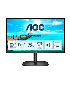 AOC B2 22B2H/EU computer monitor 54.6 cm (21.5") 1920 x 1080 pixels Full HD LED Black 22B2H/EU