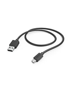Hama 00201584 USB cable USB 2.0 1 m Micro-USB A USB A Black 00201584