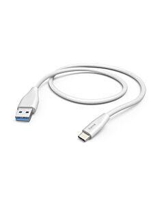 Hama 00201596 USB cable USB 2.0 1.5 m USB A USB C White 00201596