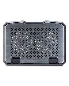 Hama Aluminium laptop cooling pad 39.6 cm (15.6") Black