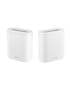 ASUS EBM68(2PK) – Expert Wifi Tri-band (2.4 GHz / 5 GHz / 5 GHz) Wi-Fi 6 (802.11ax) White 3 Internal 90IG07V0-MO3A40
