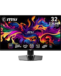 MSI MPG 321URX QD-OLED computer monitor 80 cm (31.5") 3840 x 2160 pixels 4K Ultra HD Black