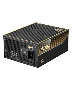 MSI MEG Ai1600T PCIE5 power supply unit 1600 W 24-pin ATX ATX Black MEG AI1600T PCIE5