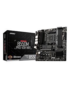 MSI B550M PRO-VDH WIFI motherboard AMD B550 Socket AM4 micro ATX