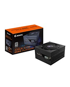 GIGABYTE AORUS ELITE P850W Power Supply - PCIe 5.0, 80 PLUS Platinum, Fully ular Design, 120mm Fan, ATX 3.0 compatible, UK Plug GP-AE850PM PG5