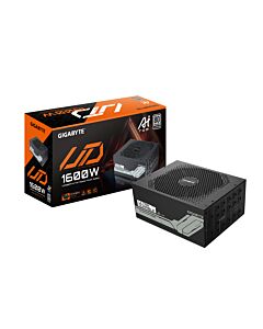 GIGABYTE UD1600PM PG5 AI TOP Power Supply - PCIe 5.0, 80 PLUS Platinum, Fully ular Design, 120mm Fan, ATX 3.1 compatible, UK Plug GP-UD1600PM PG5 AI TOP