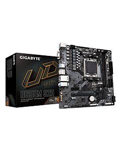 GIGABYTE B650M S2H Motherboard - AMD Ryzen 9000 Series CPUs, 5+2+2 Phases VRM, up to 6400MHz DDR5 (OC), 1xPCIe 4.0 M.2, GbE LAN, USB 3.2 Gen 1 B650M S2H