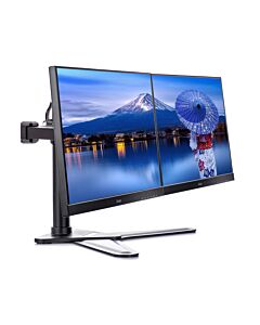 iiyama The DS1002D-B1 is a desk mount stand for two flat screens up to 30”