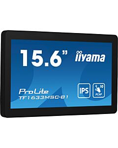 iiyama ProLite TF1633MSC-B1 computer monitor 39.6 cm (15.6") 1920 x 1080 pixels Full HD Touchscreen Black TF1633MSC-B1