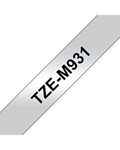 Brother TZE-M931 label-making tape Black on silver