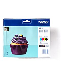 Brother LC-123VALBP ink cartridge 4 pc(s) Original Black, Cyan, Magenta, Yellow