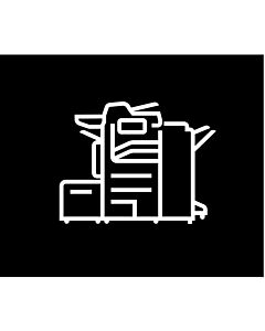 Xerox Snap in Holder (white) With Adhesive Pads