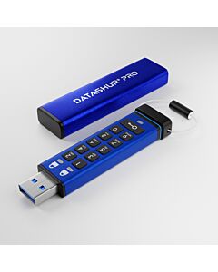 iStorage datAshur PRO 4 GB | Secure Flash Drive | FIPS 140-2 Level 3 | NLNCSA DEP-V  | NATO Restricted  |AES-XTS 256-bit Hardware Encryption | PIN protected | Dust/Water Resistant IS-FL-DA3-256-4