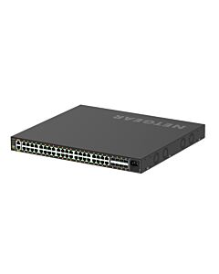 NETGEAR GSM4248PX-100EUS network switch Managed L2/L3/L4 Gigabit Ethernet (10/100/1000) Power over Ethernet (PoE) Black GSM4248PX-100EUS