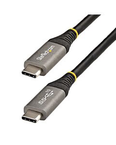StarTech.com 3ft (1m) USB C Cable 10Gbps - USB-IF  USB-C Cable - USB 3.1 Type-C Cable - 100W (5A) Power Delivery Charging, DP Alt e - USB C to C Cord - Charge & Sync USB31CCV1M