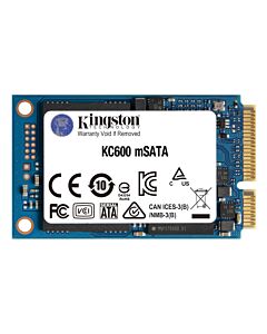 Kingston Technology 256G SSD KC600 SATA3 mSATA