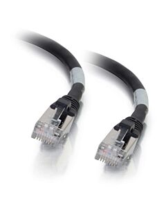 C2G 2m Cat6a Booted Shielded (SSTP) Network Patch Cable - Black 89917