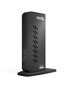 Plugable Technologies USB 3.0 and USB-C Dual 4K Display Docking Station with DisplayPort and HDMI for Windows and Mac (Dual 4K DisplayPort & HDMI, Gigabit Ethernet, Audio, 6 USB Ports) Vertical UD-6950Z-EUA