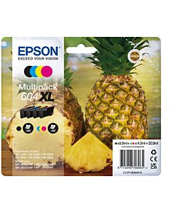 Epson 604XL ink cartridge 4 pc(s) Original High (XL) Yield Black, Cyan, Magenta, Yellow C13T10H64010