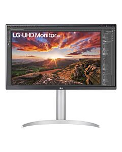 LG 27UP850K-W computer monitor 68.6 cm (27") 3840 x 2160 pixels 4K Ultra HD LED Silver, White 27UP850K-W.AEK