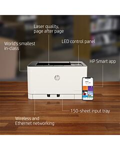 HP Color Laser Laser 150nw Wireless Color Printer, Duplex