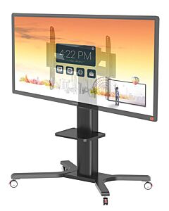 Peerless PR598-M monitor mount / stand 2.49 m (98") Floor Black PR598-M