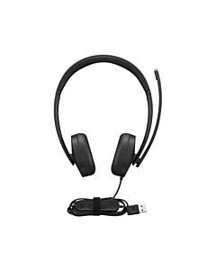 Lenovo 4XD1P83425 headphones/headset Wired Head-band Calls/Music USB Type-A Black