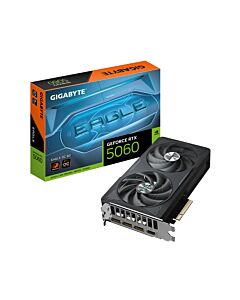 GIGABYTE GeForce RTX 5060 EAGLE OC 8G Graphics Card - 8GB GDDR7, 128bit, PCI-E 5.0, 2550 MHz Core Clock, 3 x DisplayPort, 1 x HDMI, GV-N5060EAGLE OC-8GD
