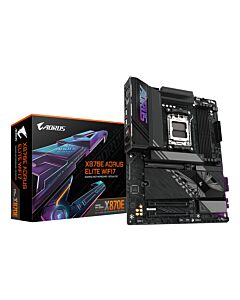 GIGABYTE X870E AORUS ELITE WIFI7 Motherboard - Supports AMD Ryzen 9000 CPUs, 16+2+2 Phases Digital VRM, up to 8000Hz DDR5 (OC), 3xPCIe 5.0 + 1xPCIe 4.0, Wi-Fi 7, 2.5GbE LAN, USB 4 X870E AORUS ELITE WIFI7