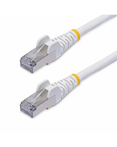 StarTech.com 1m White CAT8 Ethernet Cable, Snagless RJ45, 25G/40G, 2000MHz, 100W PoE++, S/FTP, 26AWG Pure Bare Copper Wire, LSZH, Shielded Network Patch Cord w/Strain Reliefs, Fluke Channel Tested